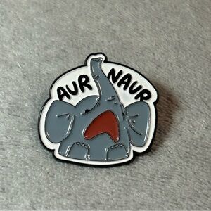 AUR NAUR Elephant Enamel Pin